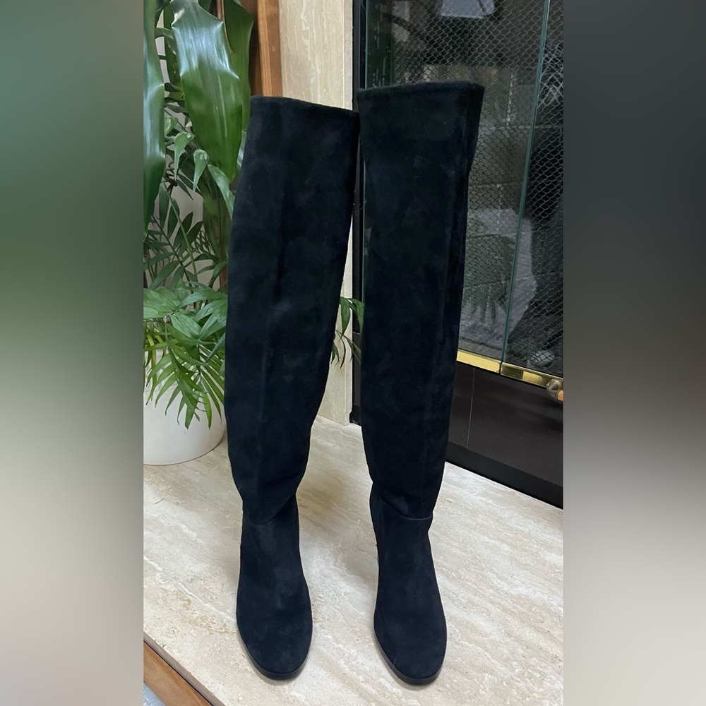 NWOT Sam Edelman Women’s Suede Victoria Slouch Boots - Picture 4 of 12